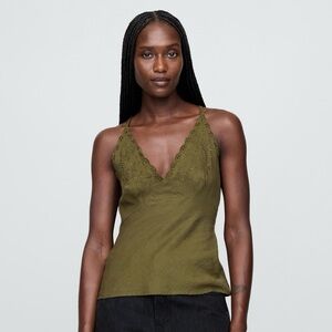 Large TALL gap halter top-NWT